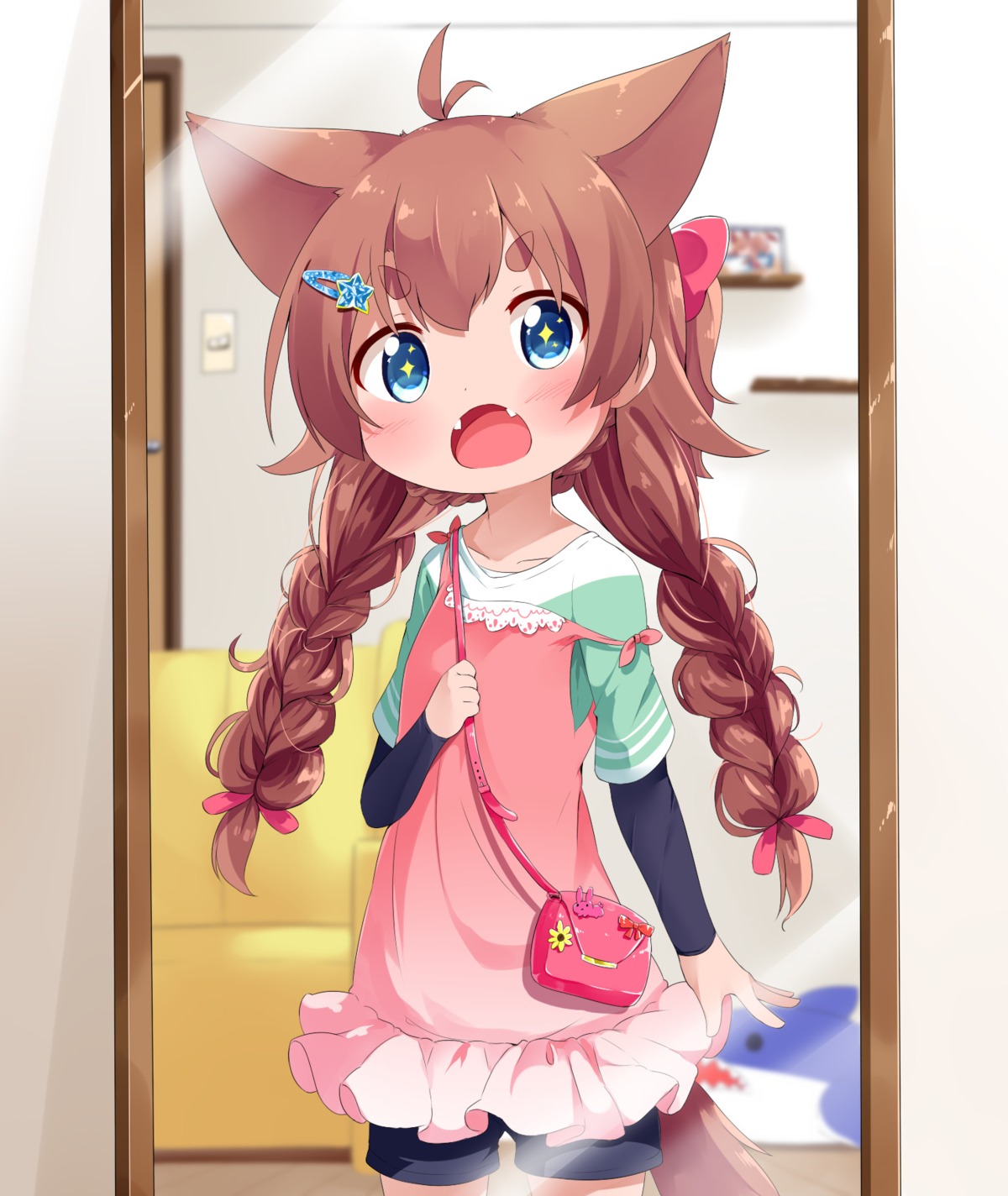 animal_ears dress m-kun tail