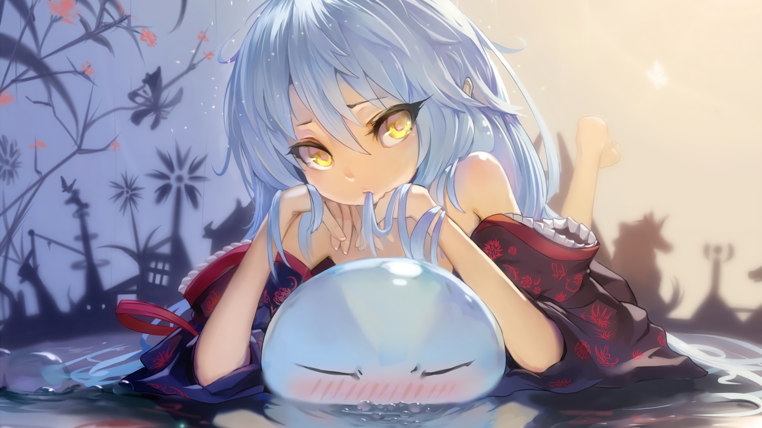 kimono monster open_shirt rimuru_tempest tensei_shitara_slime_datta_ken undeedking