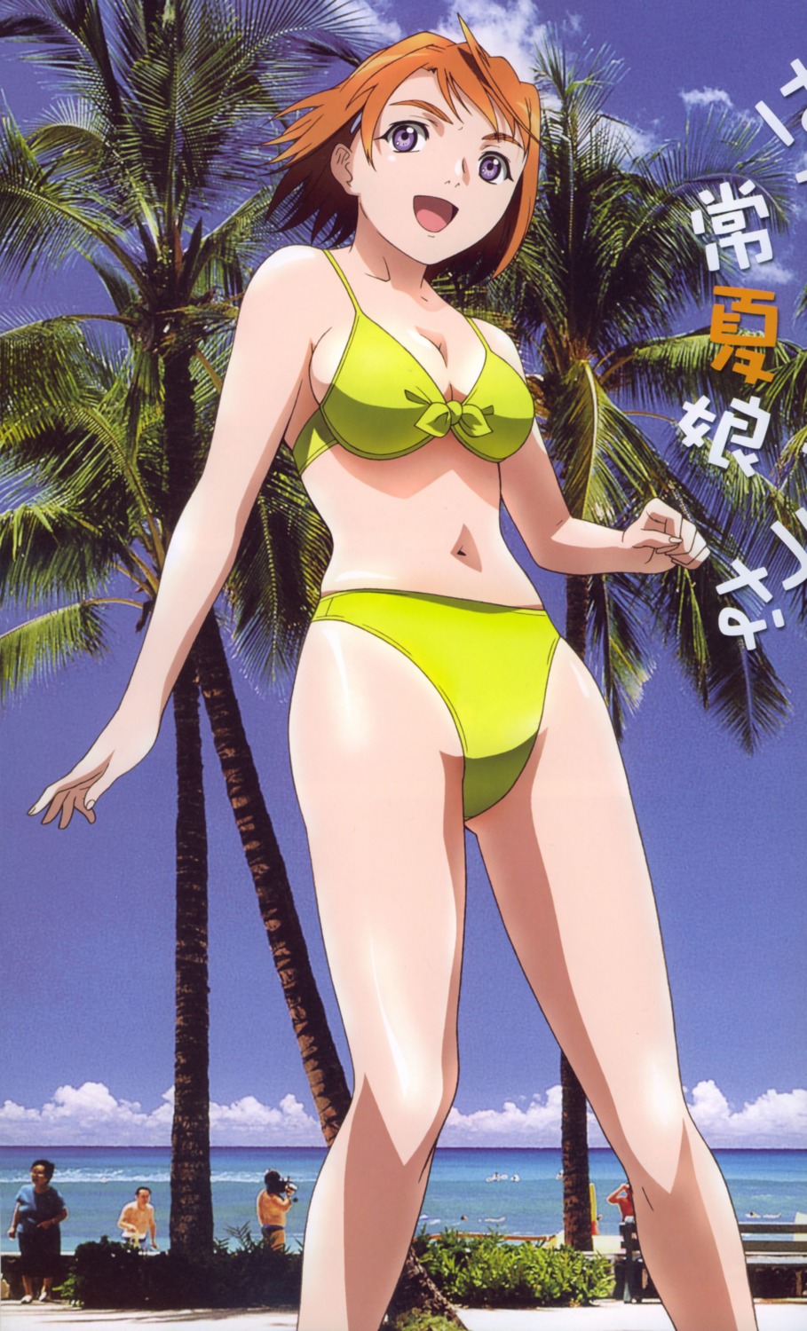 bikini cleavage mai_hime swimsuits tokiha_mai