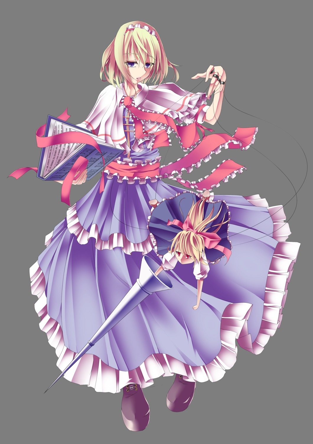 alice_margatroid gumitaroo shanghai_doll touhou transparent_png