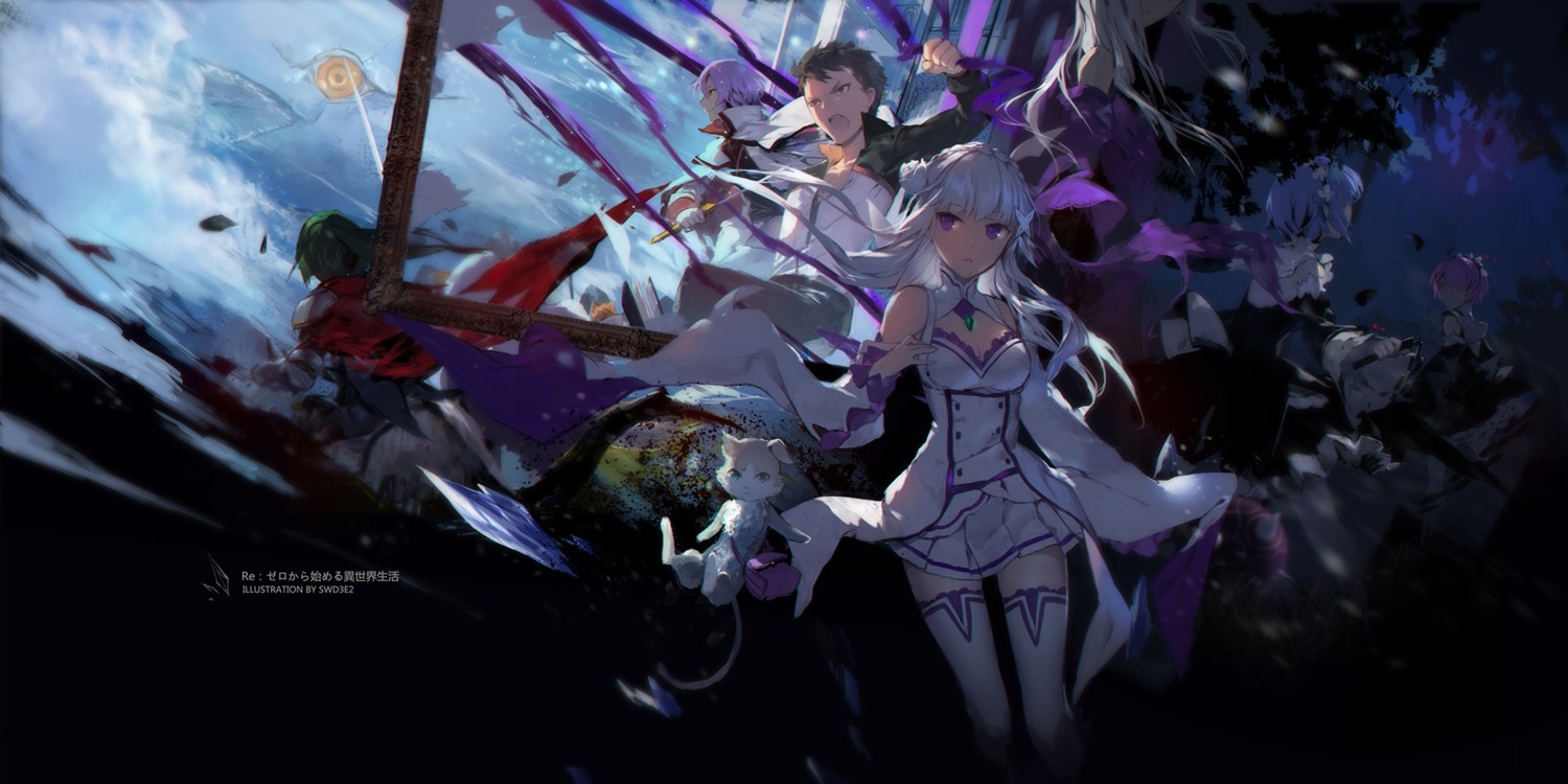 Get Wallpaper Swd3e2 Re Zero Kara Hajimeru Isekai Seikatsu Emilia Re Zero Desktop Wallpaper Free