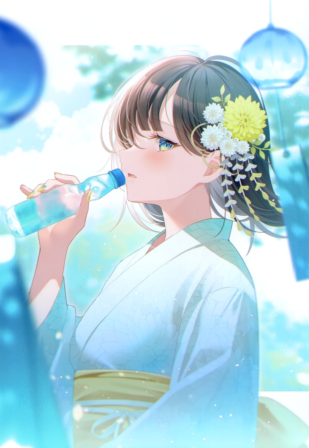 misanga_(myusha) myusha yukata