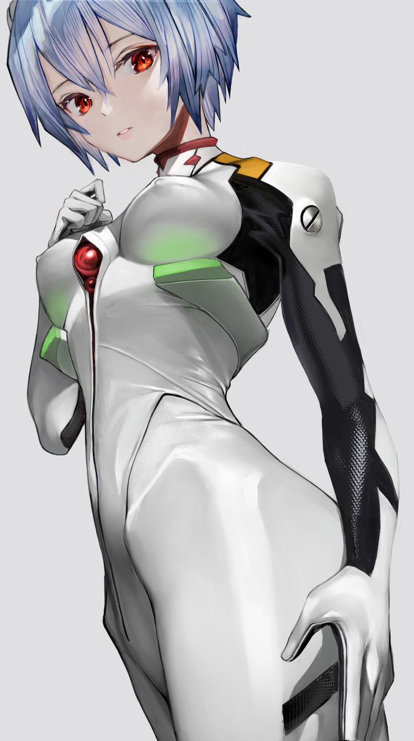 ayanami_rei bodysuit erect_nipples neon_genesis_evangelion nyatabe