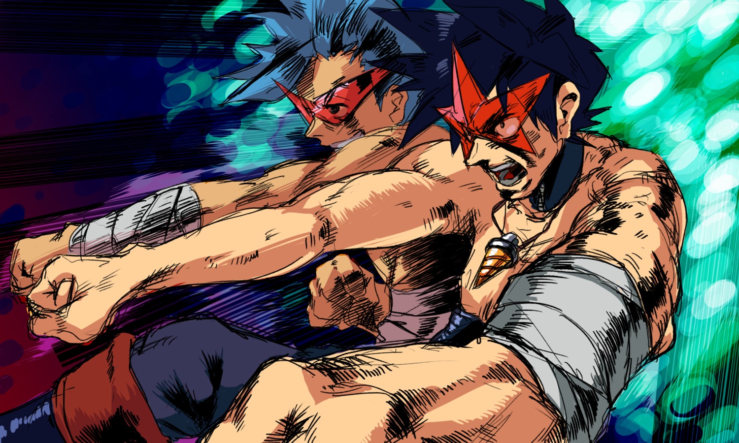 kamina simon tengen_toppa_gurren_lagann