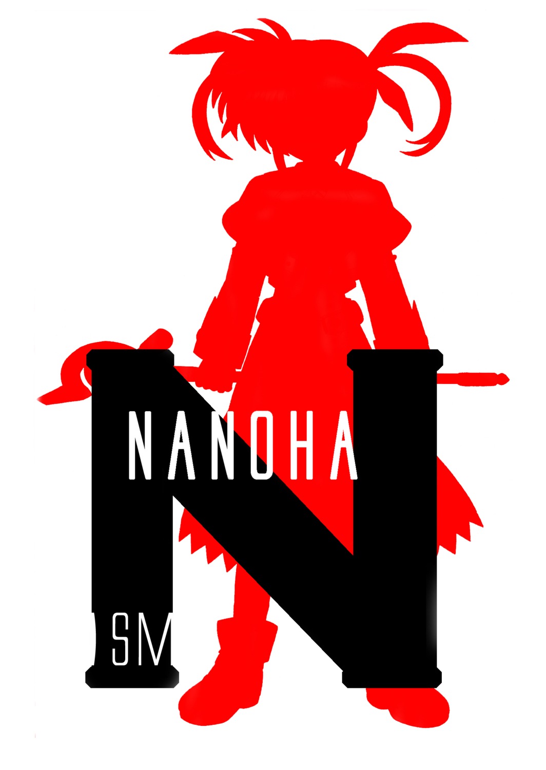 mahou_shoujo_lyrical_nanoha silhouette takamachi_nanoha