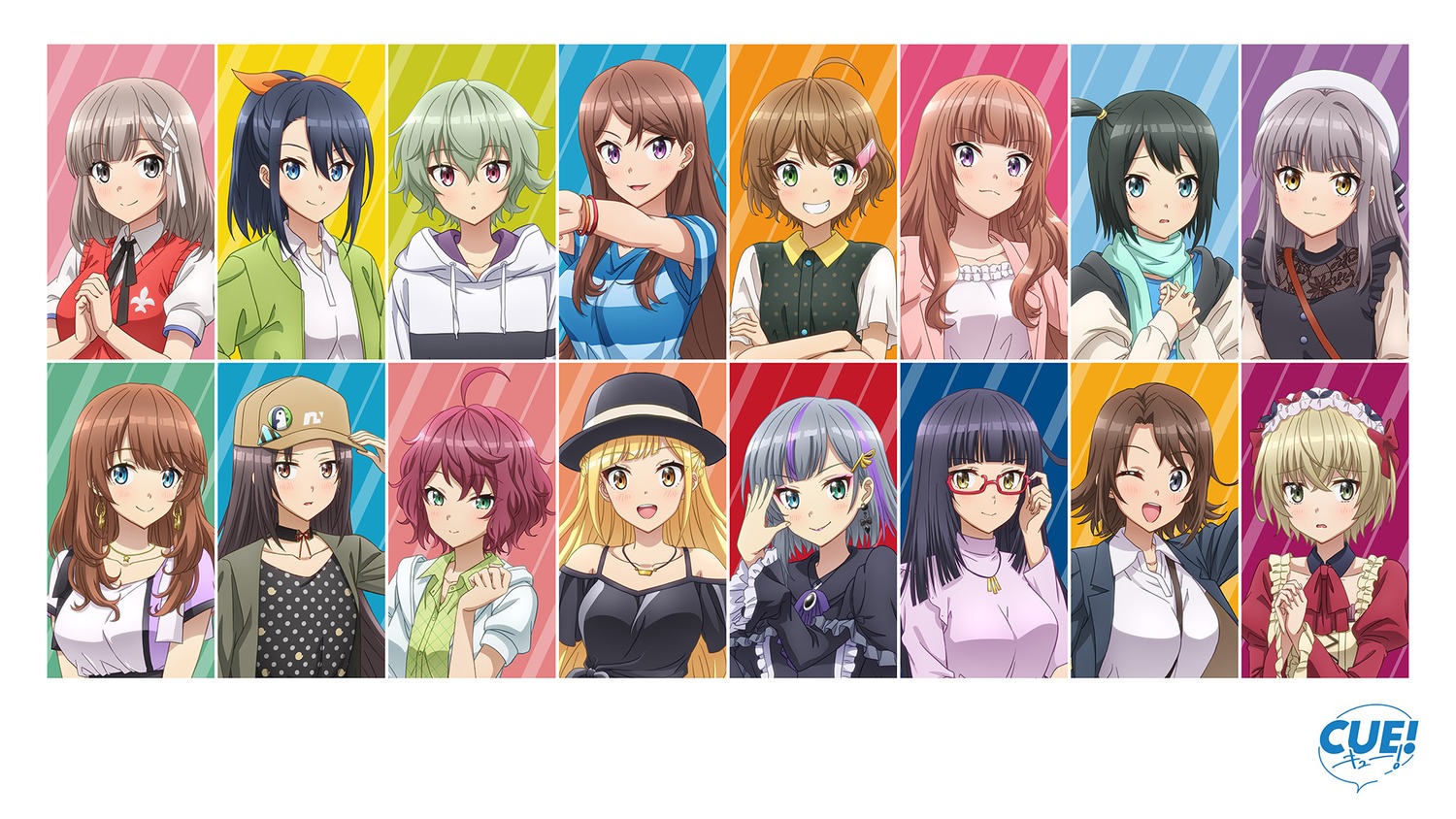 akagawa_chisa cue! eniwa_airi hinakura_riko kamuro_aya kano_shiho kujou_yuzuha maid maruyama_rie megane miyaji_mahoro mutsuishi_haruna myojin_rinne sweater tagme takatori_maika tendo_yuuki toomi_mei tsukii_honoka utsugi_satori yomine_miharu