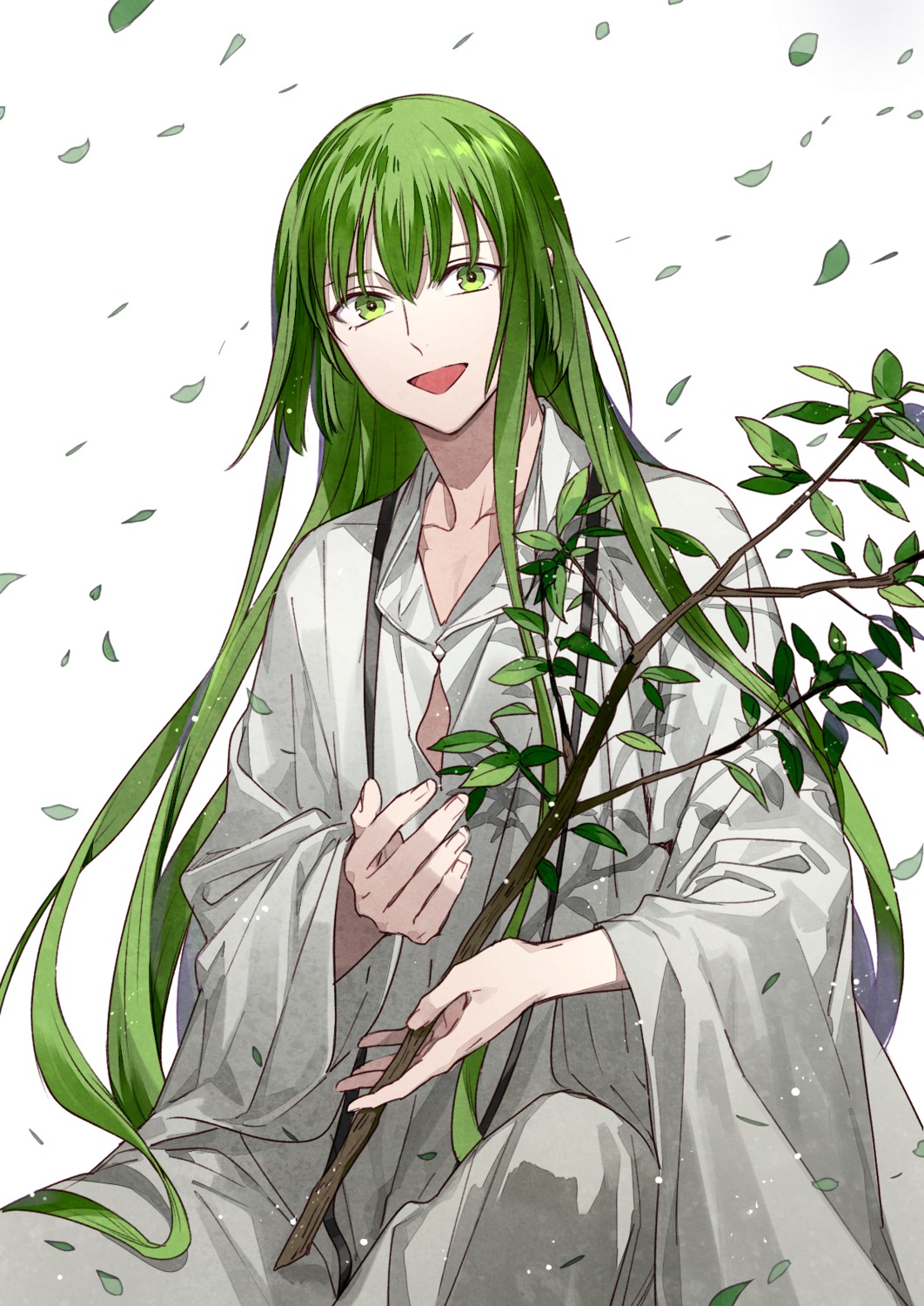 enkidu_(fate) fate/grand_order fate/strange_fake kazari_tayu male