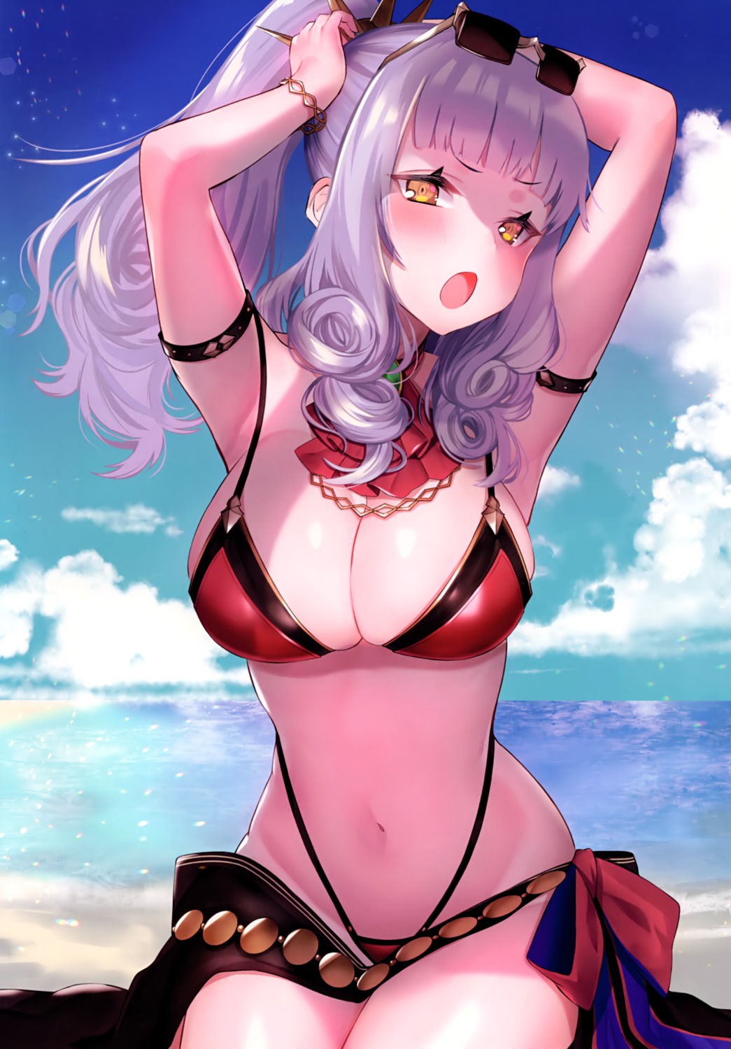 bikini carmilla_(fate/grand_order) fate/grand_order megane suzuho_hotaru swimsuits