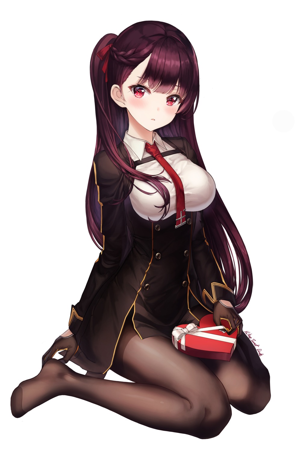 girls_frontline pantyhose torrentduck uniform valentine wa2000_(girls_frontline)