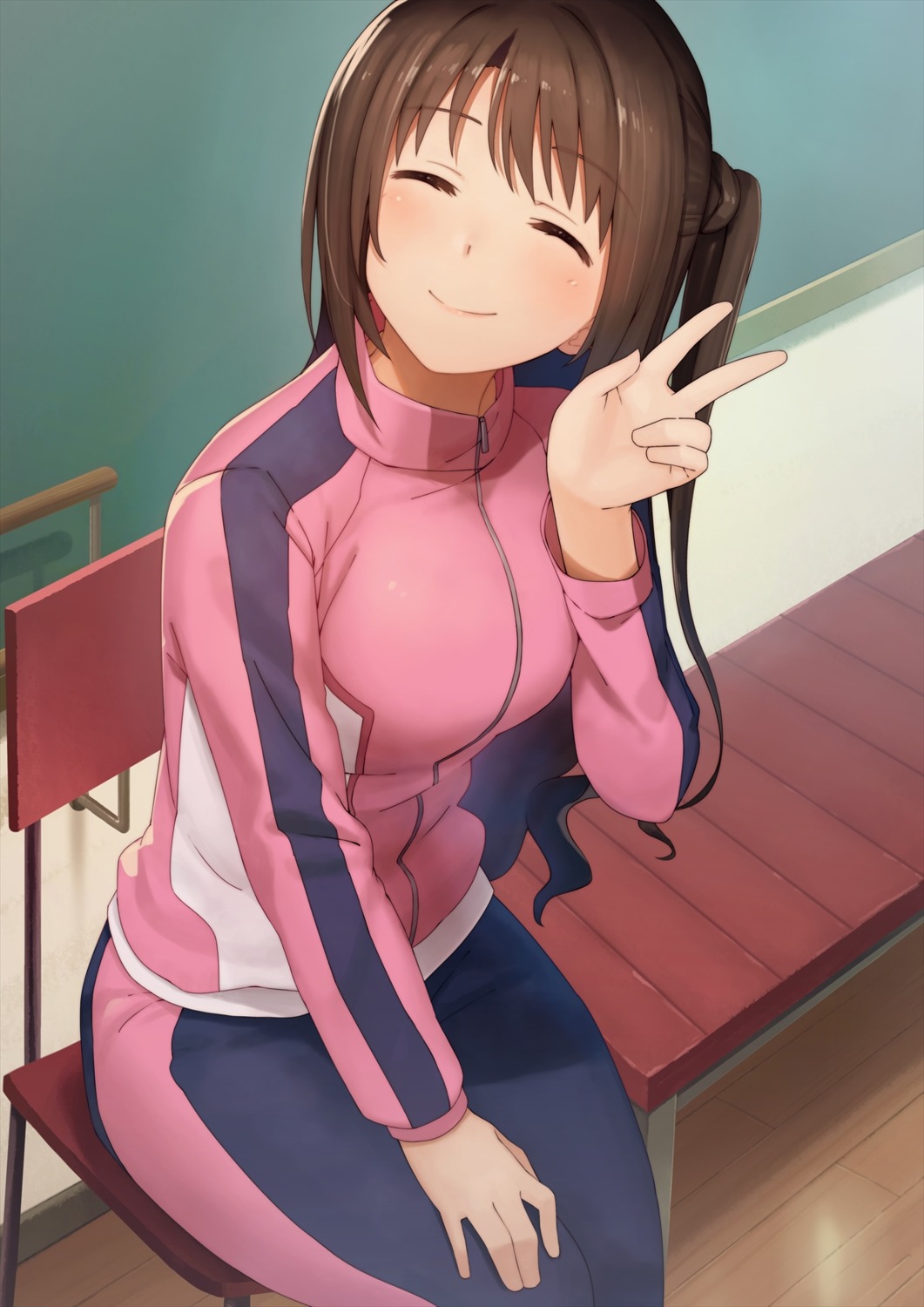 dacchi gym_uniform shimamura_uzuki the_idolm@ster the_idolm@ster_cinderella_girls