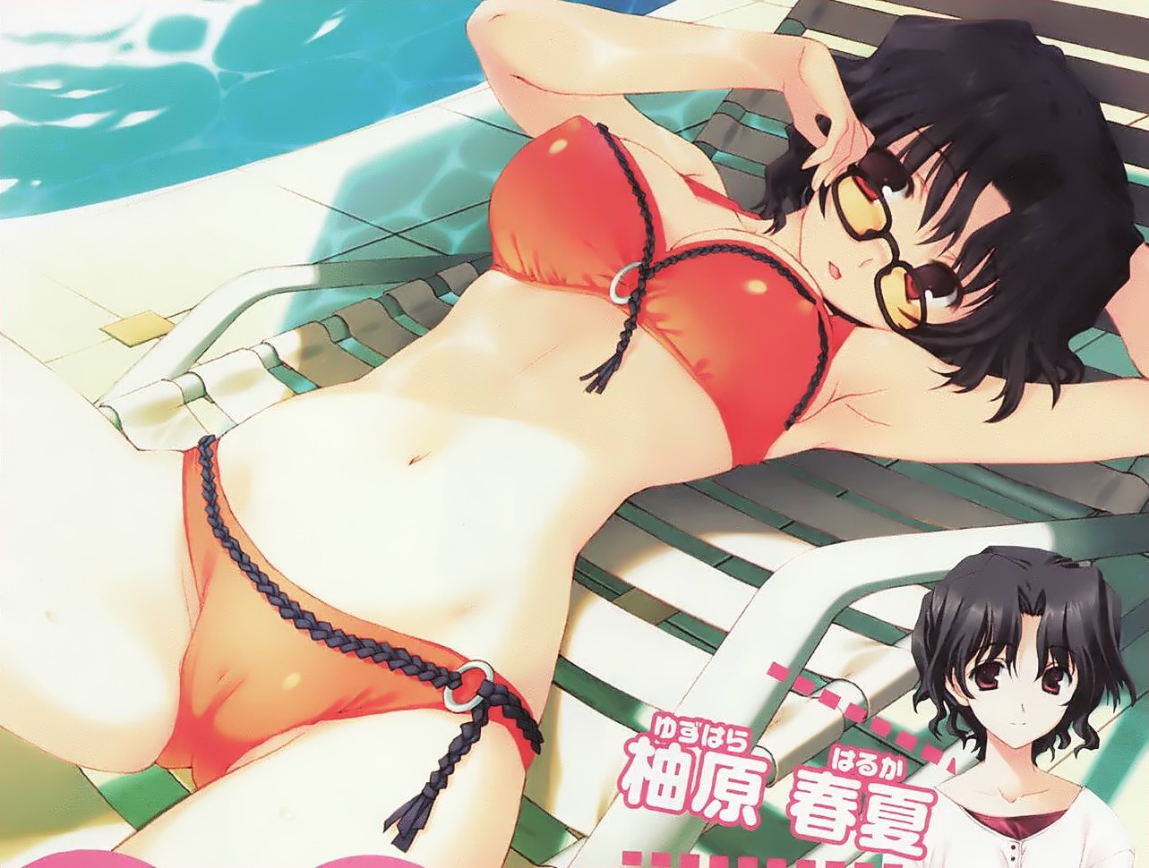 bikini cameltoe mitsumi_misato swimsuits to_heart_(series) to_heart_2 to_heart_2_another_days yuzuhara_haruka