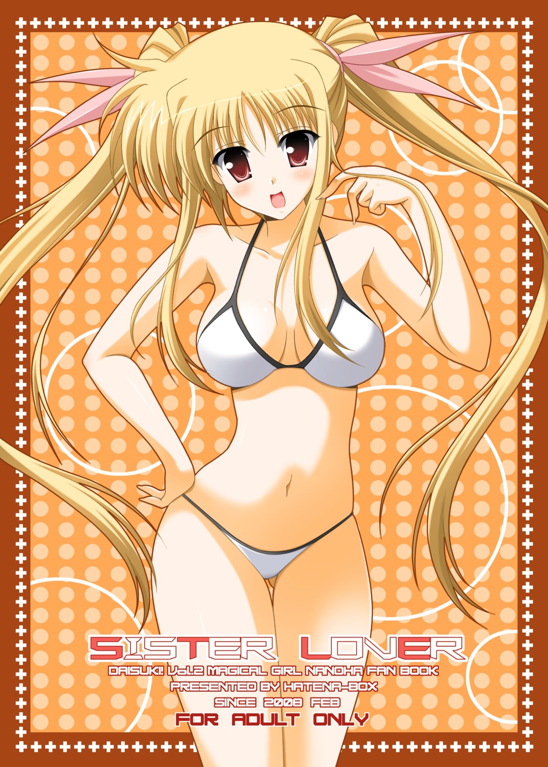 bikini fate_testarossa hatena-box mahou_shoujo_lyrical_nanoha mahou_shoujo_lyrical_nanoha_strikers oda_kenichi swimsuits