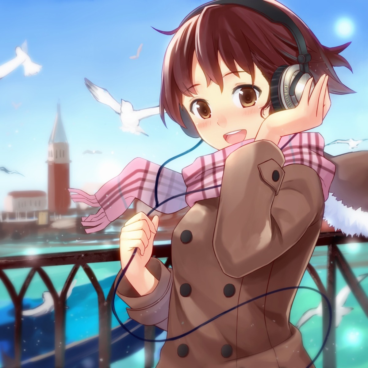 headphones ichiko_oharu