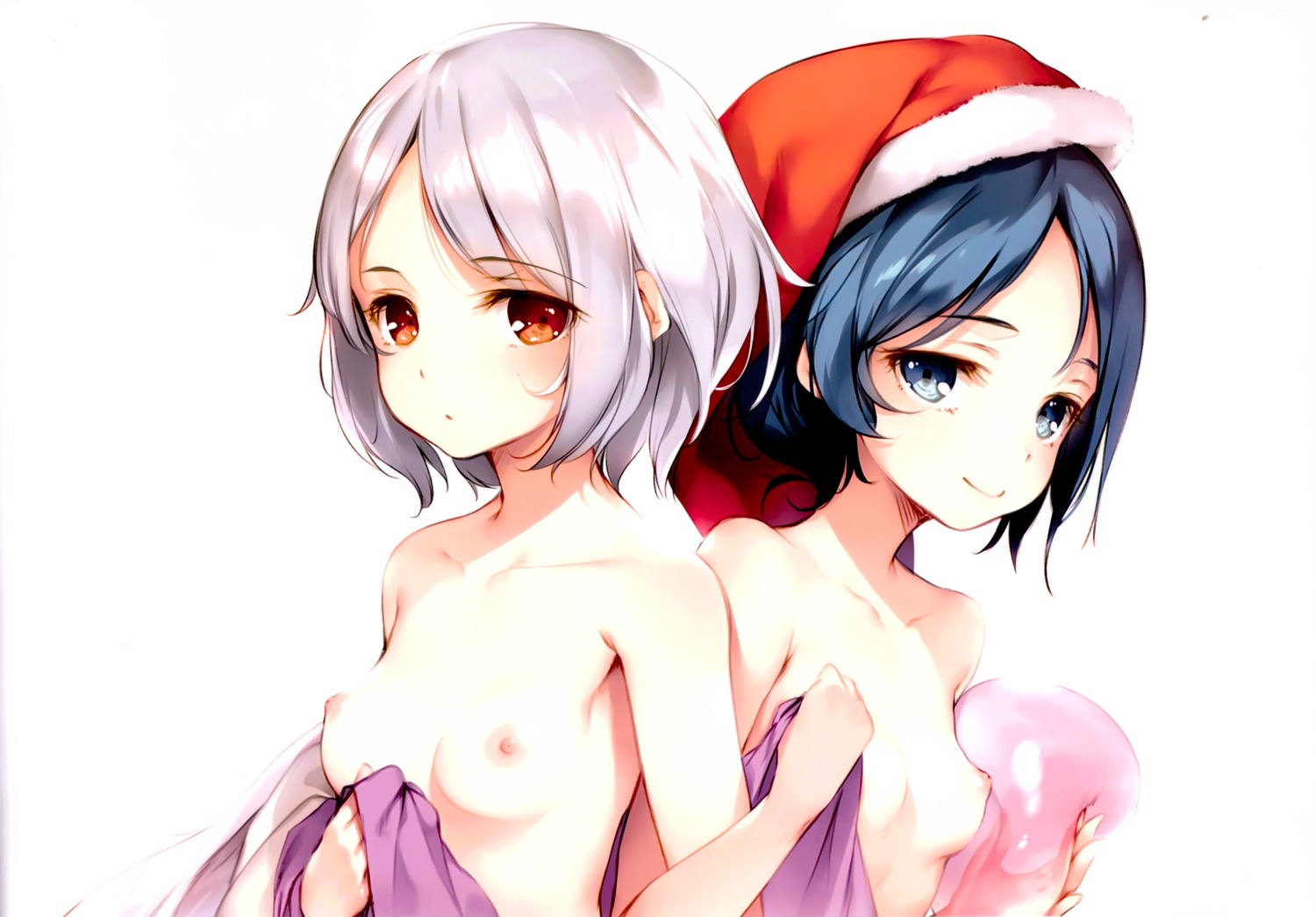 doremy_sweet gekidoku_shoujo ke-ta kishin_sagume loli naked nipples sheets touhou