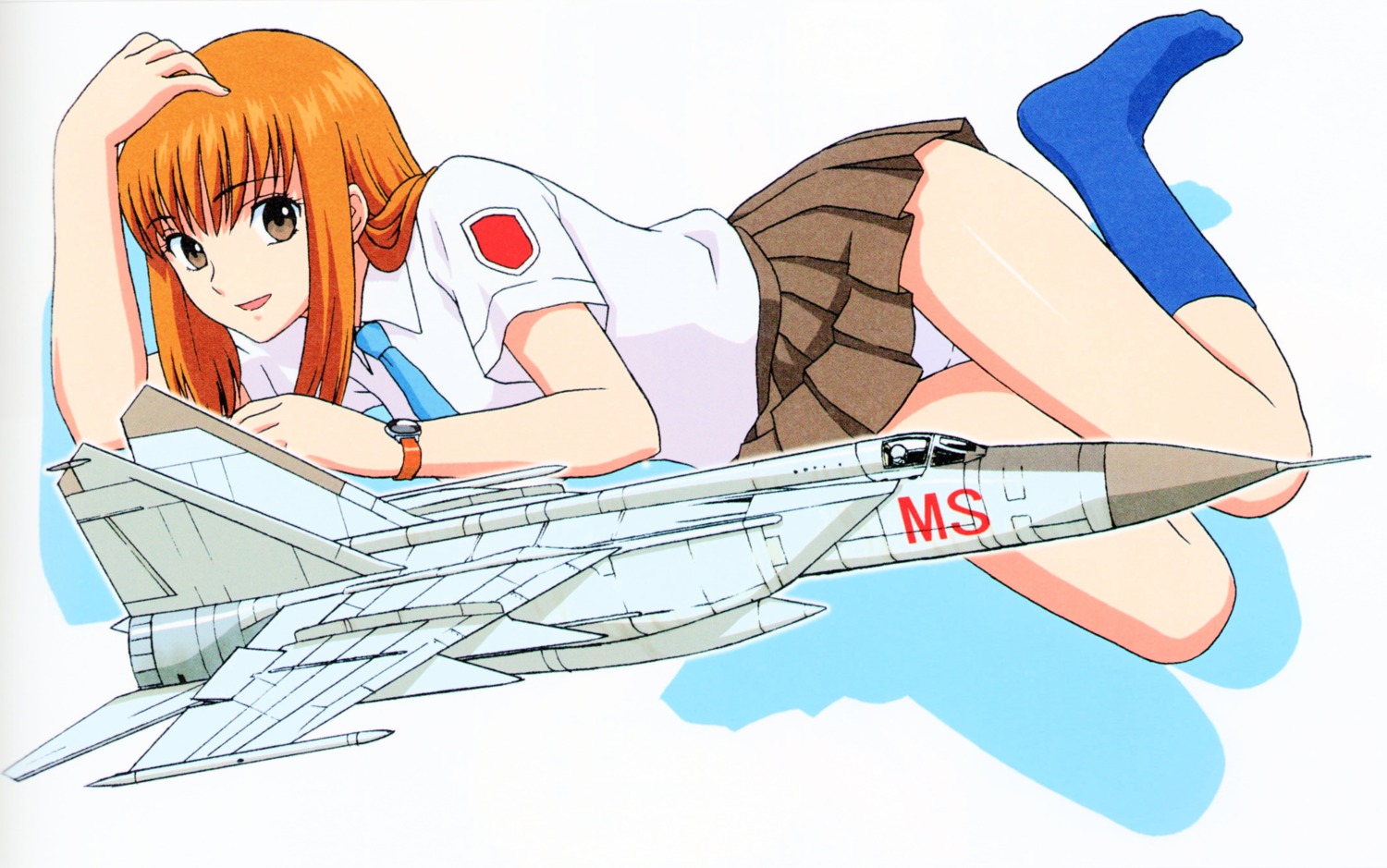 doi_shizuha mecha pantsu seifuku stratos_4 yamauchi_noriyasu