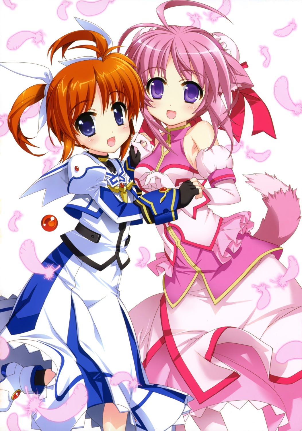 dog_days fujima_takuya mahou_shoujo_lyrical_nanoha millhiore_f_biscotti takamachi_nanoha