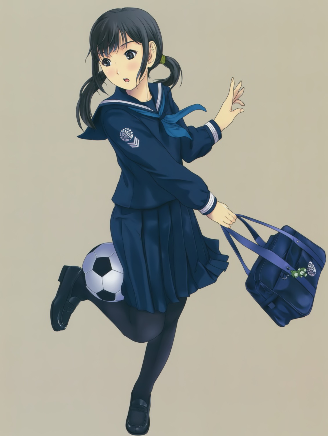 pantyhose seifuku soccer tagme