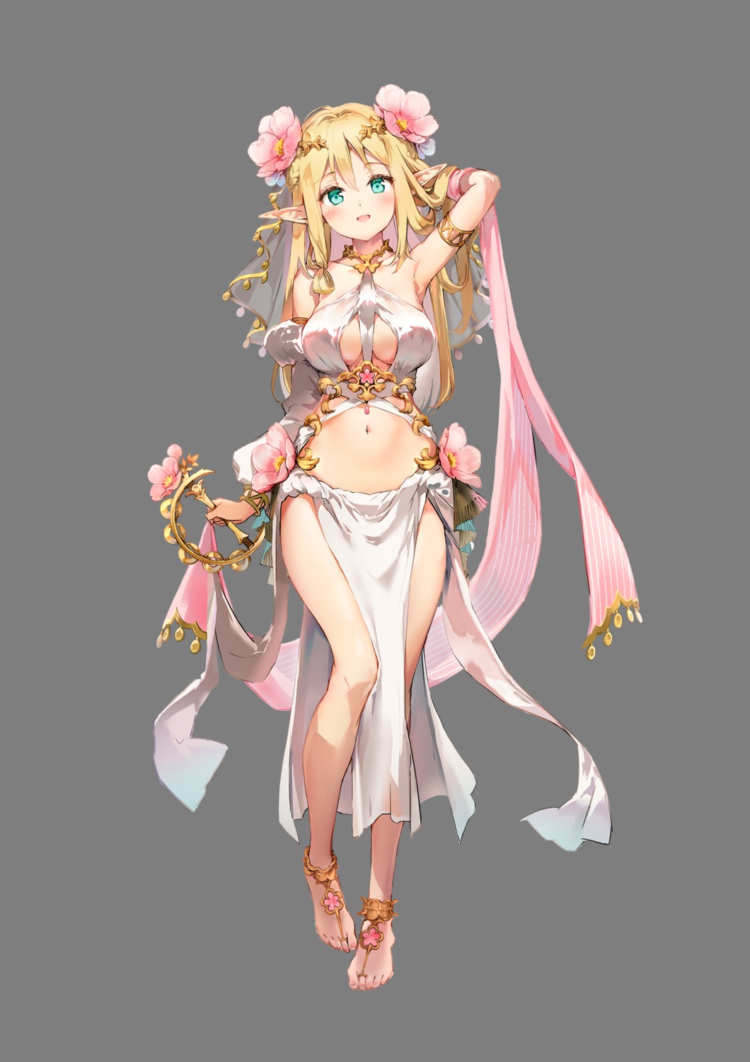 anmi aoife elf elf_mura no_bra pointy_ears transparent_png