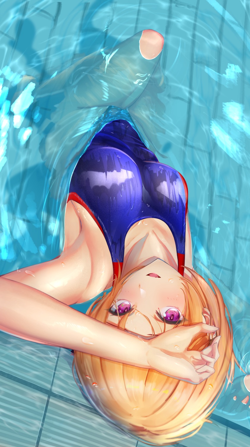 saijou_juri sunvinegar swimsuits the_idolm@ster the_idolm@ster_shiny_colors wet