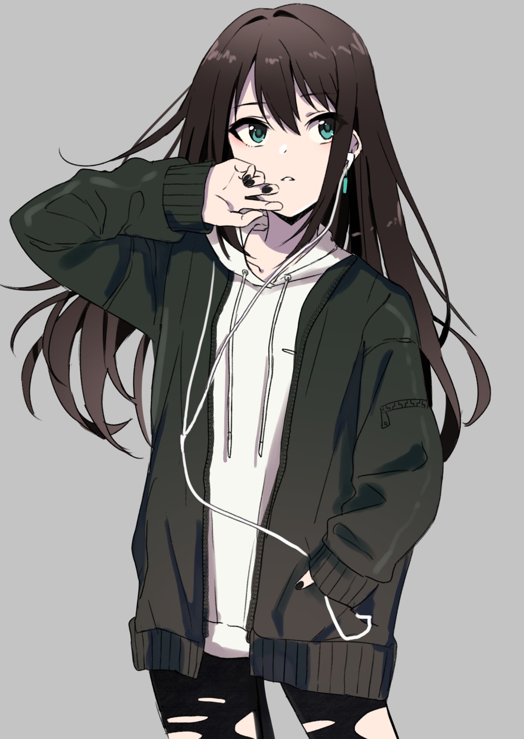 mek_number shibuya_rin the_idolm@ster the_idolm@ster_cinderella_girls torn_clothes