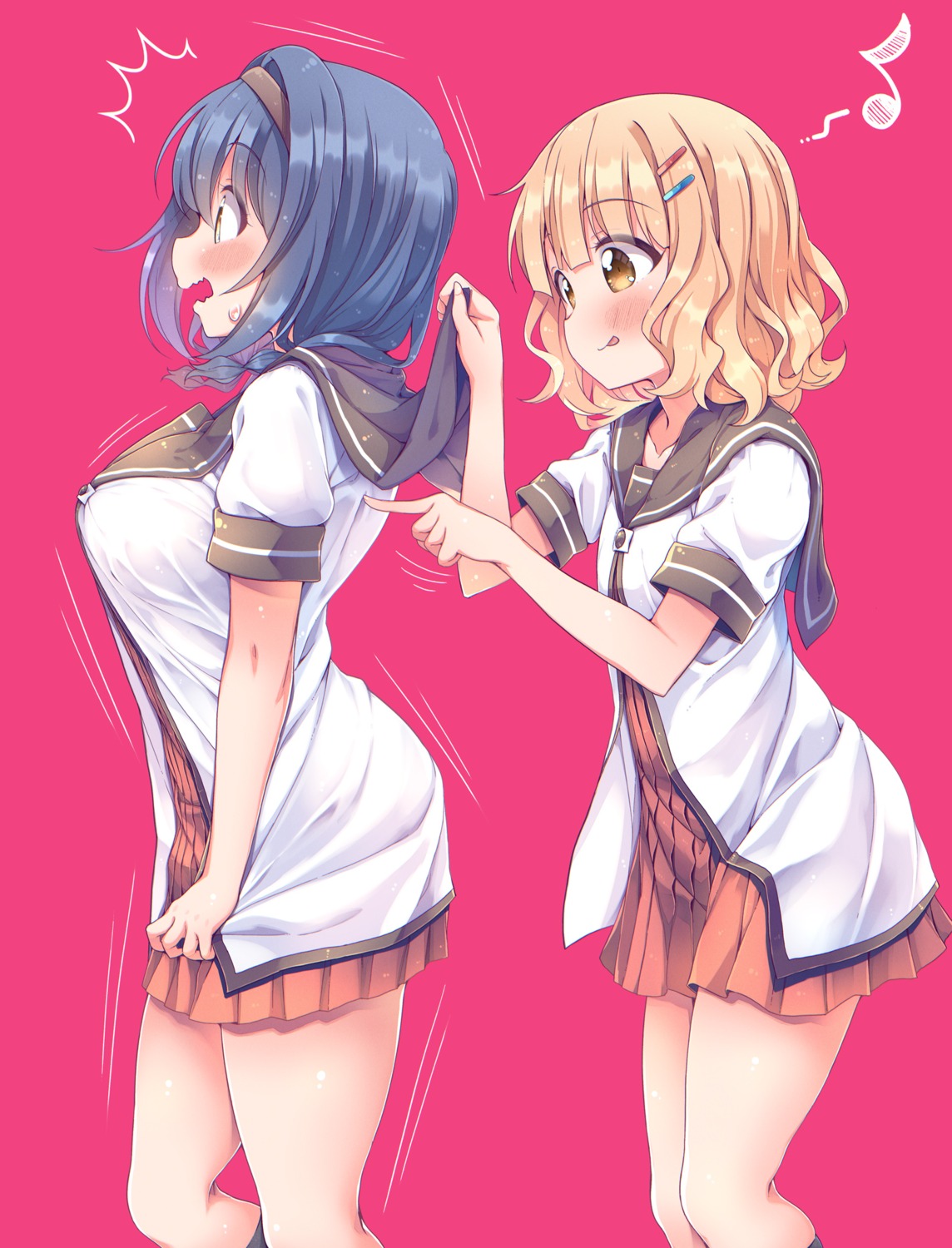 furutani_himawari oomuro_sakurako seifuku takahero yuri yuru_yuri