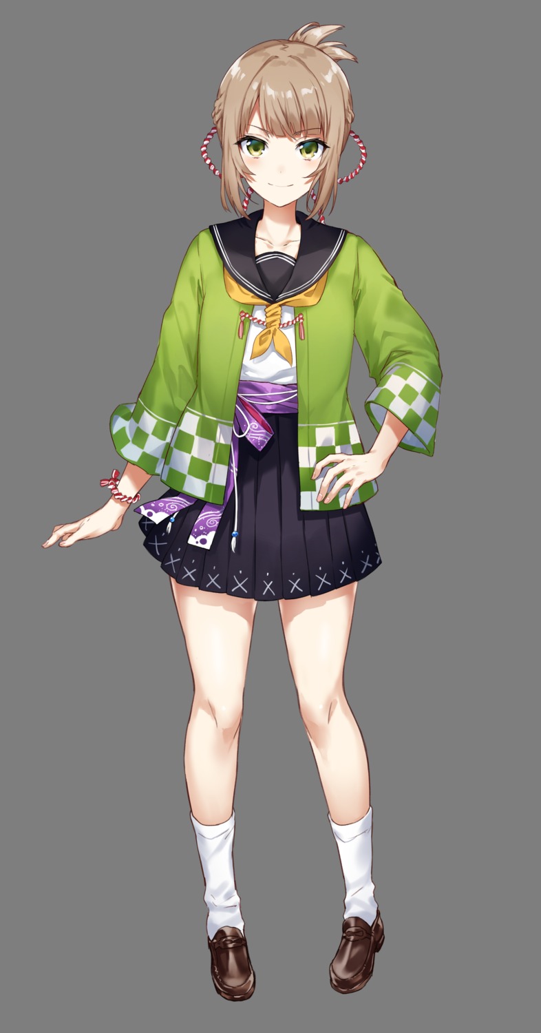 arisaka_ako iizaka_mahiro onsen_musume seifuku transparent_png