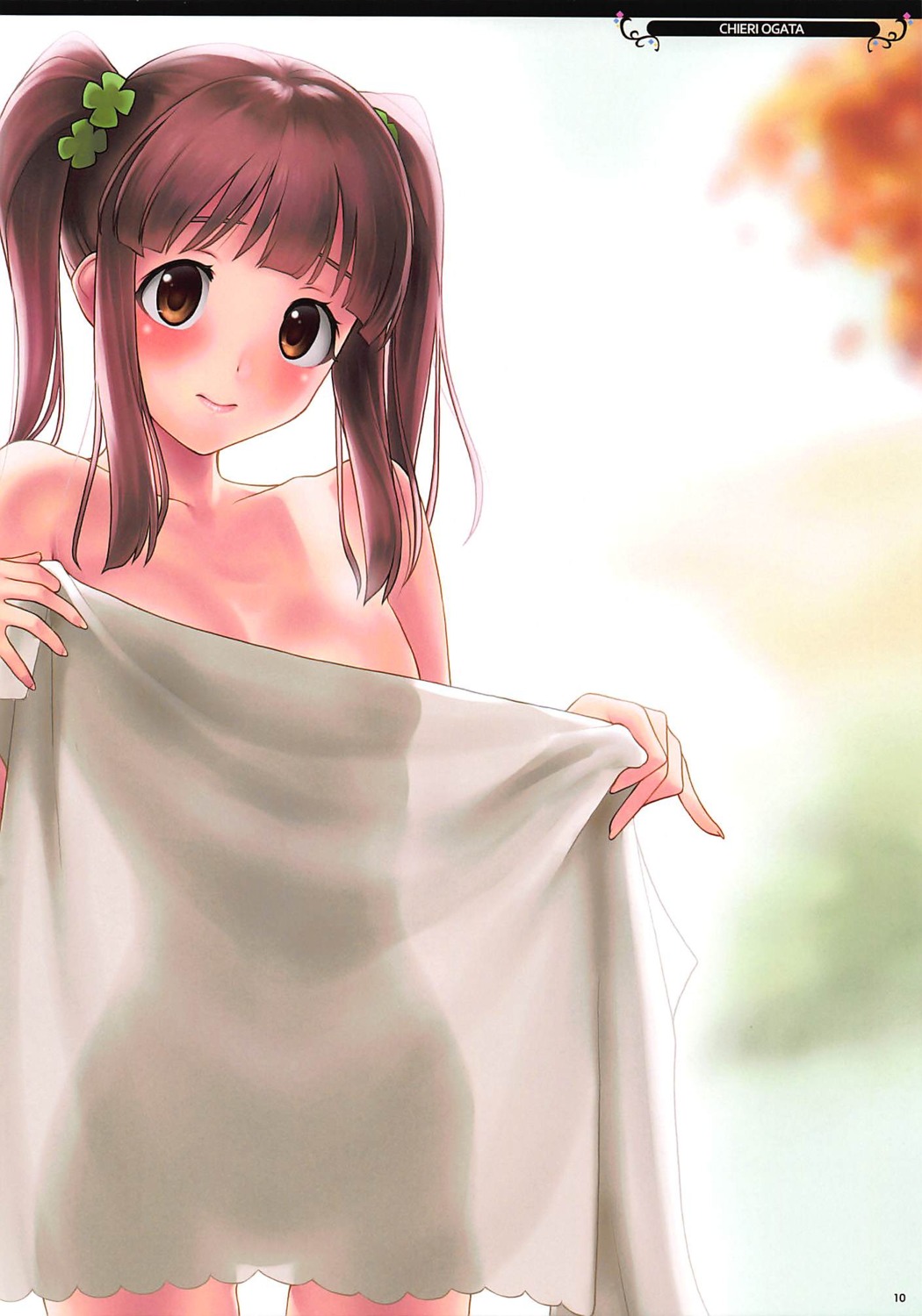 naked ogata_chieri tanaka_shoutarou the_idolm@ster the_idolm@ster_cinderella_girls towel