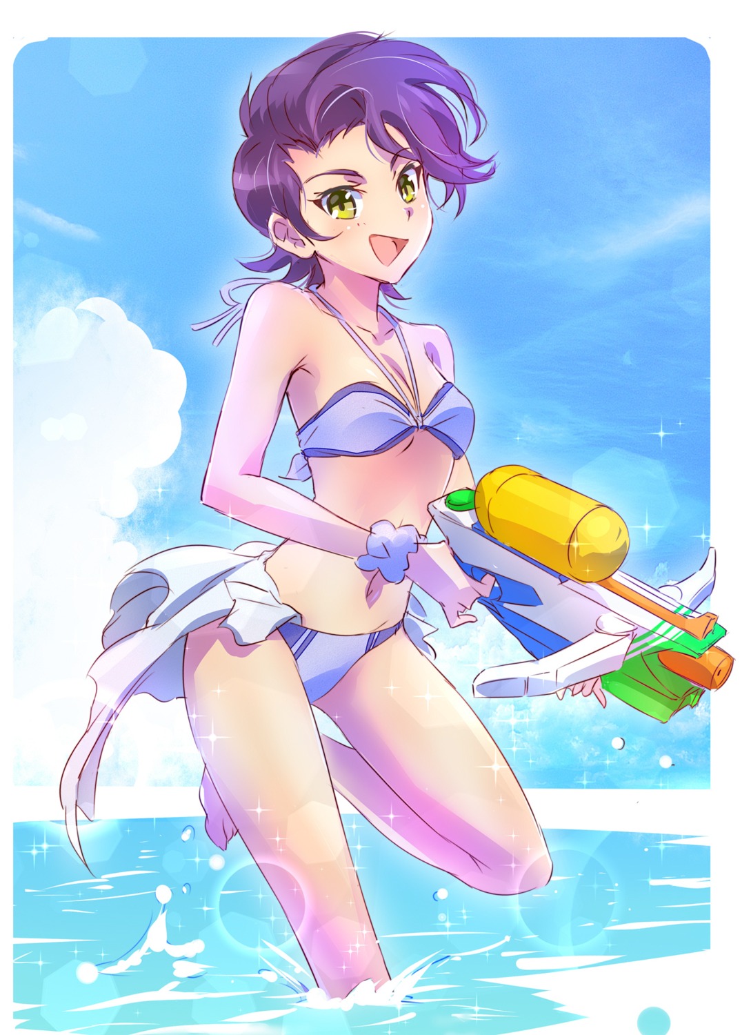 bikini cleavage gun iesupa rwby swimsuits wet