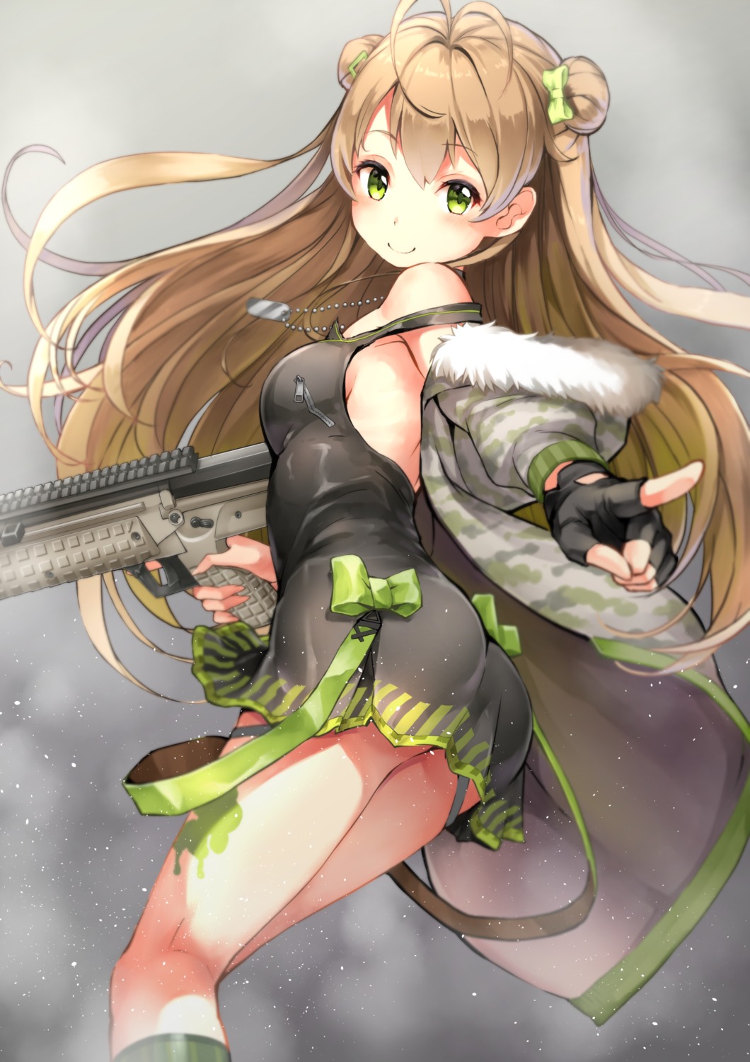 ass dress girls_frontline gun rfb_(girls_frontline) rin2008