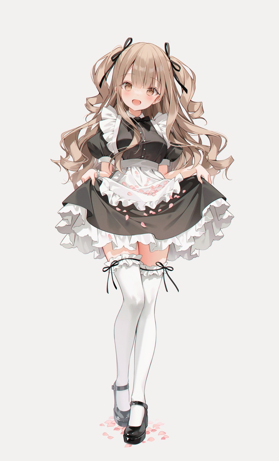 garter maid skirt_lift thighhighs weri