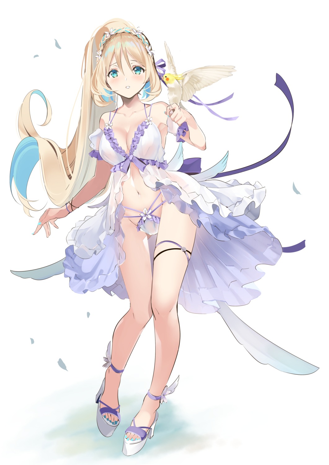 ann_(ann58533111) garter heels lingerie pantsu see_through