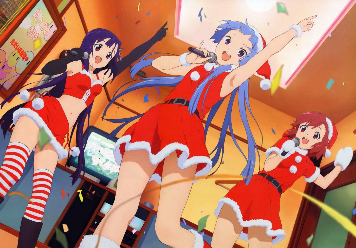 aoba_tsugumi christmas kannagi_crazy_shrine_maidens nagi takata_youko zange