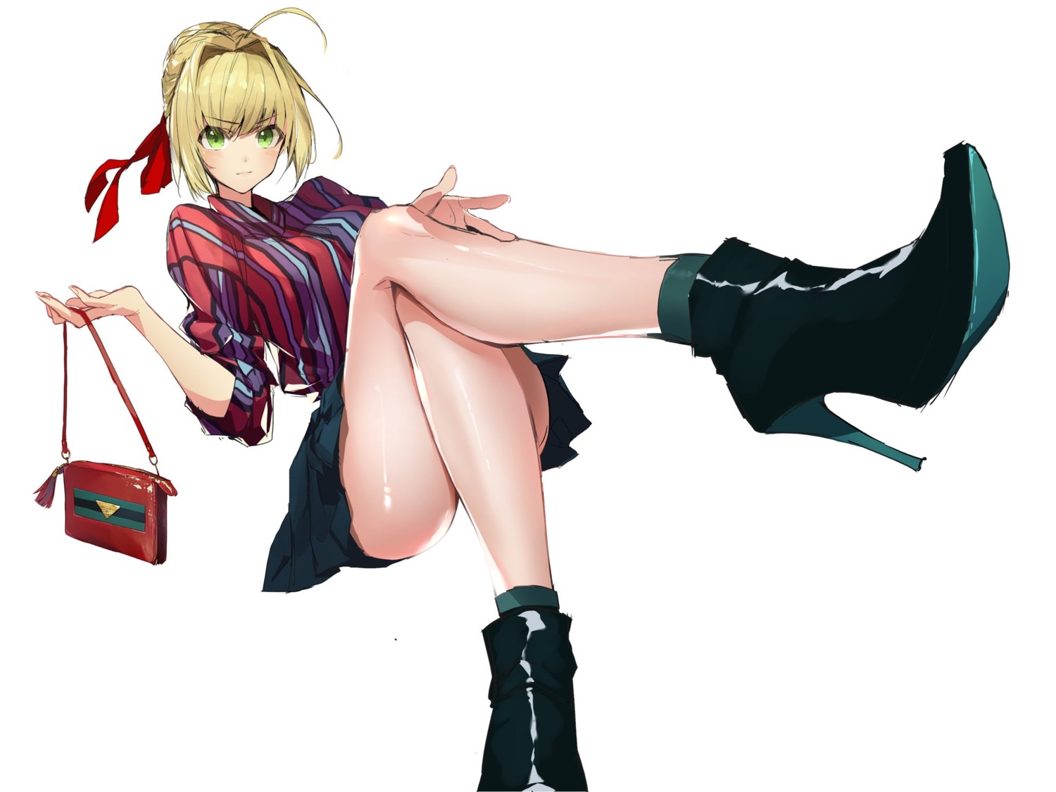 fate/grand_order heels melikecurry saber_extra