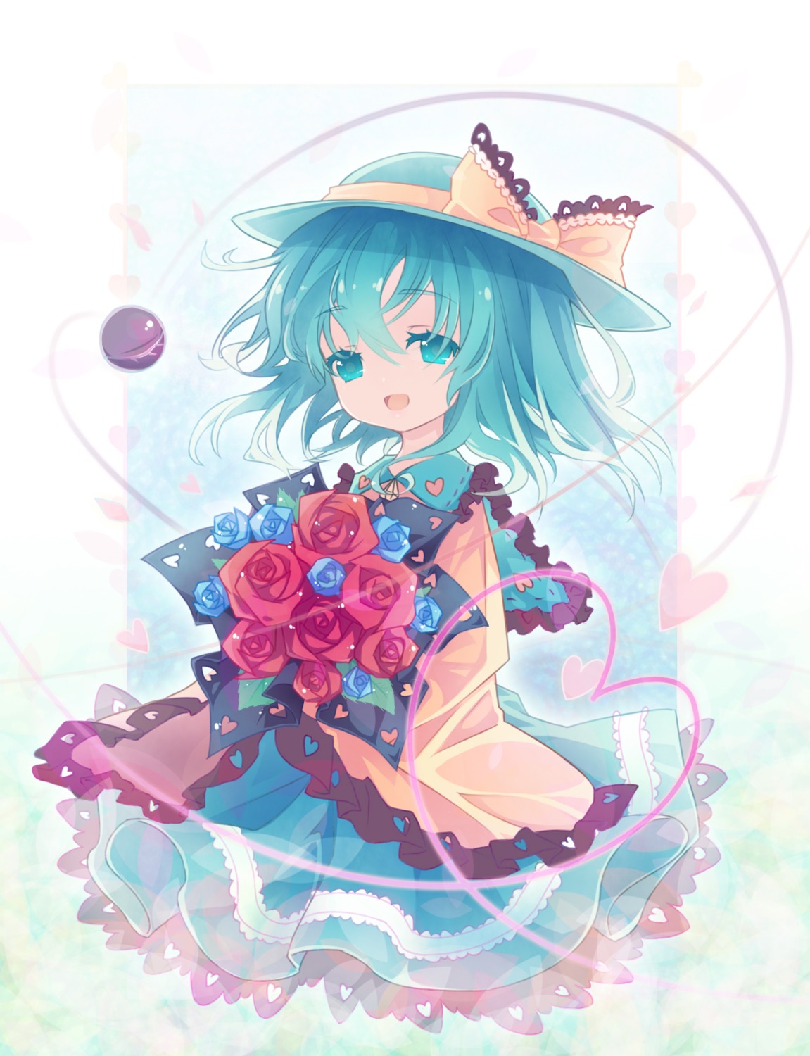 curtain dress komeiji_koishi touhou