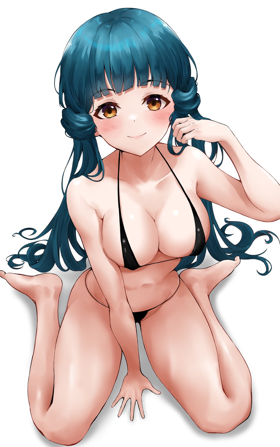 bikini erect_nipples kitakami_reika lds_(dstwins97) swimsuits the_idolm@ster the_idolm@ster_million_live! thong