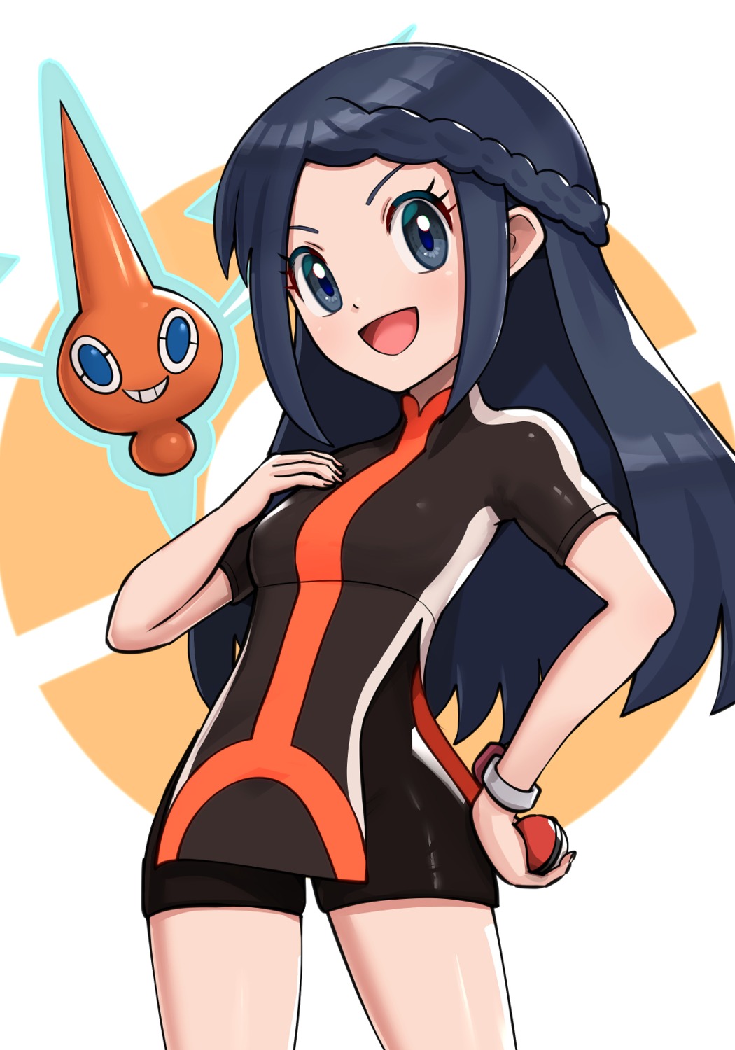 bike_shorts gonzarez hikari_(pokemon) pokemon pokemon_bdsp pokemon_dppt rotom