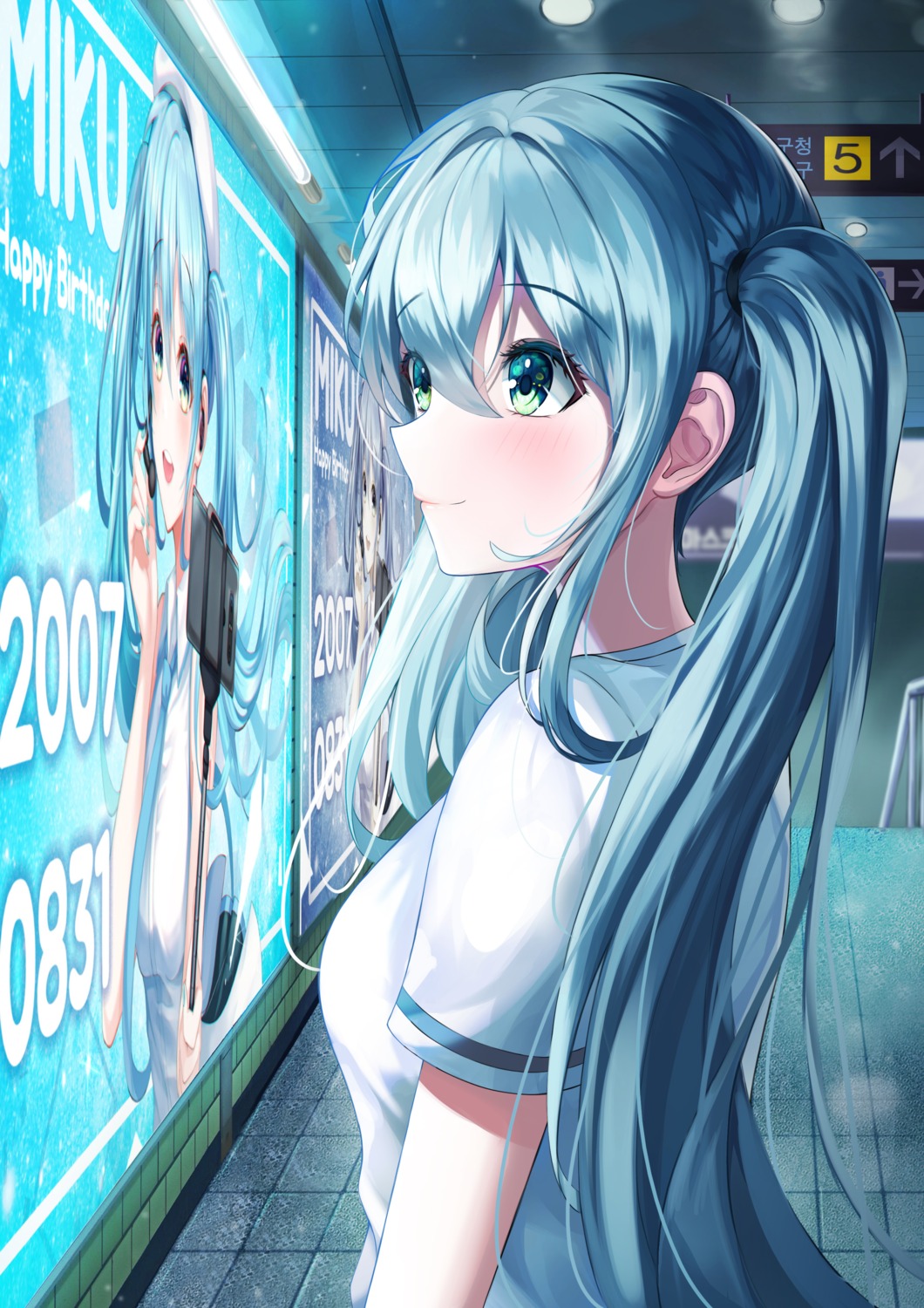 gongha hatsune_miku vocaloid