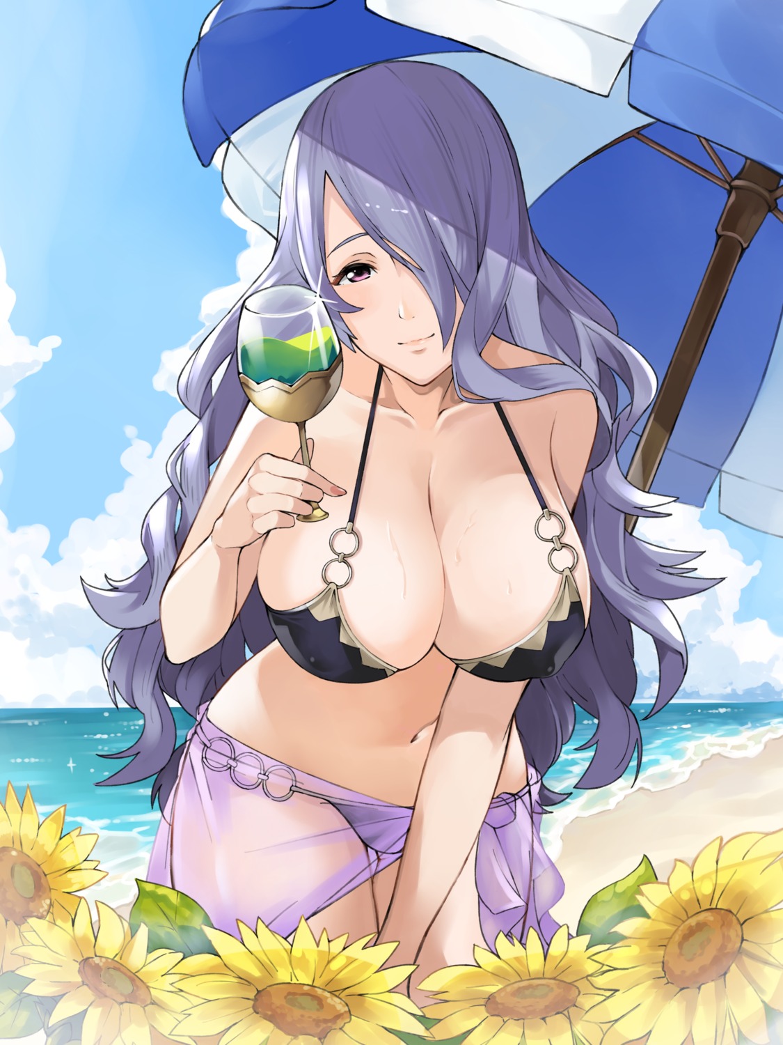 bikini camilla erect_nipples fire_emblem fire_emblem_if j@ck see_through swimsuits