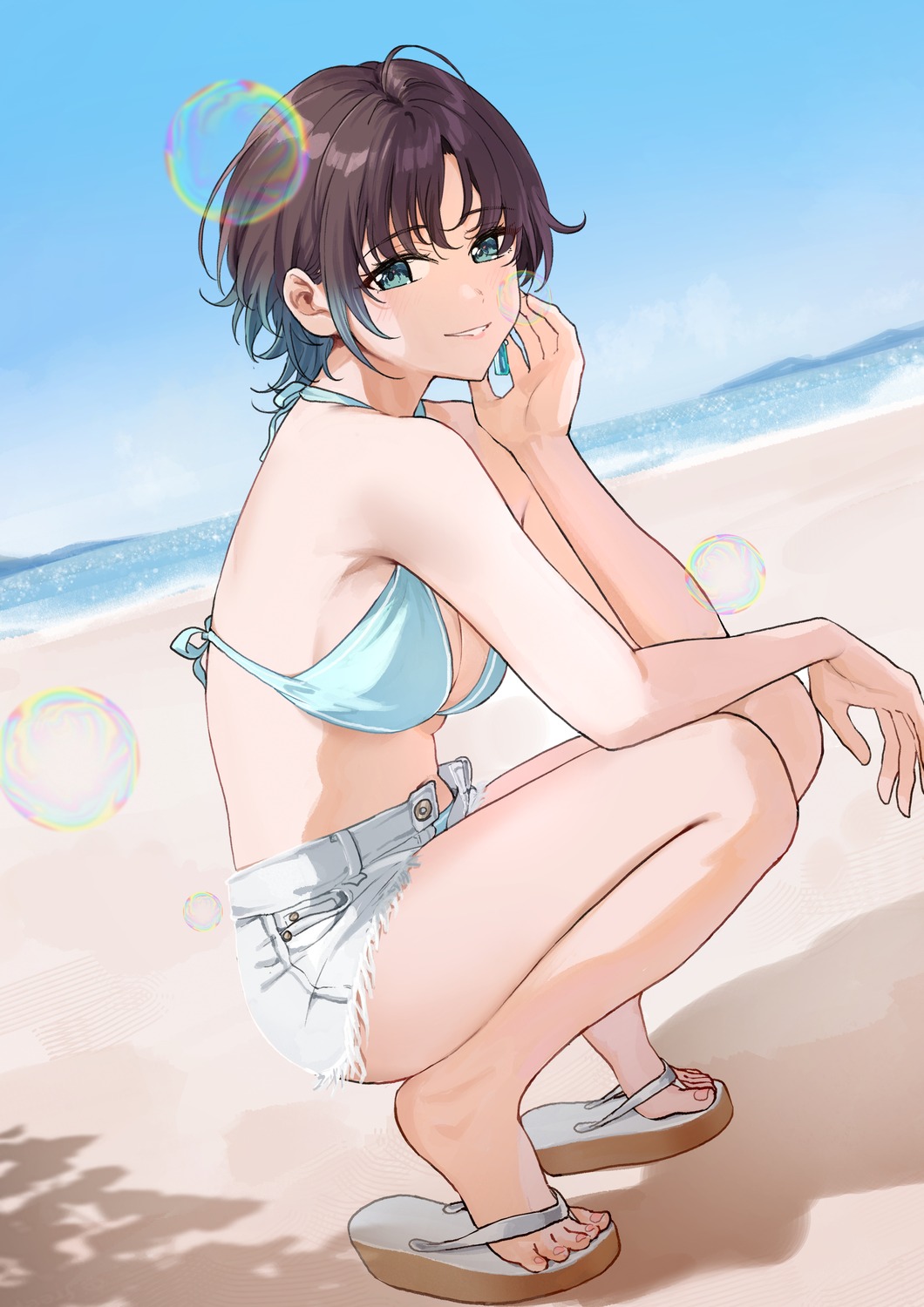 asakura_tooru bikini nonbire swimsuits the_idolm@ster the_idolm@ster_shiny_colors