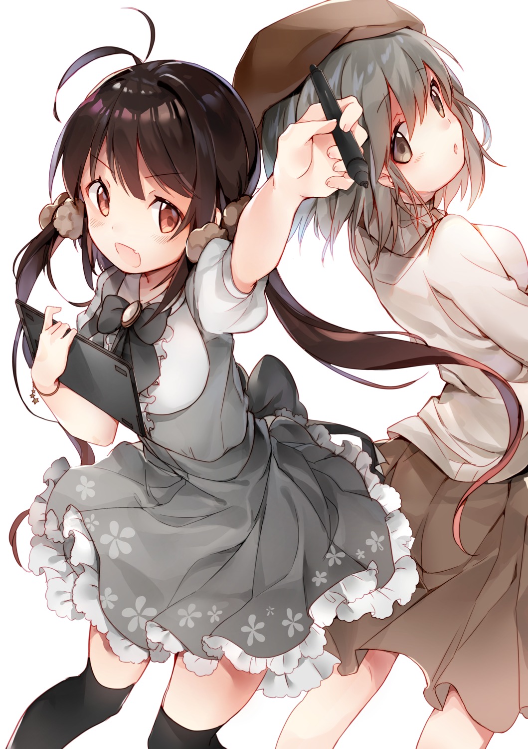 amafuyu dress skirt_lift sweater thighhighs