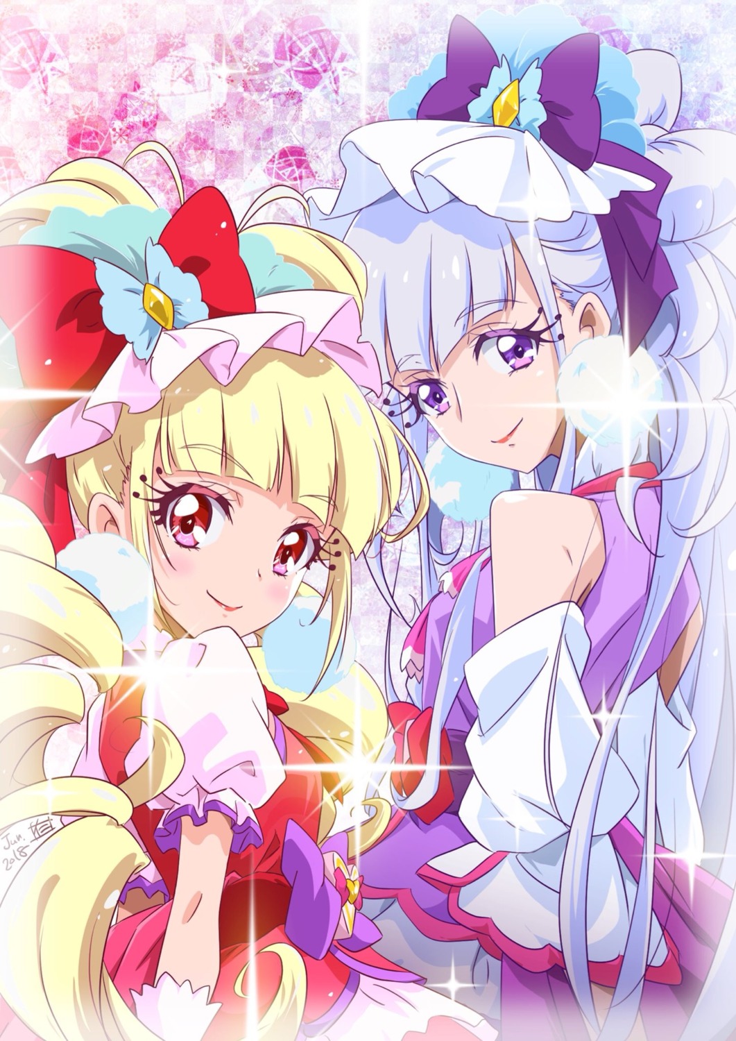 aisaki_emiru hugtto!_precure nii_manabu precure ruru_amour