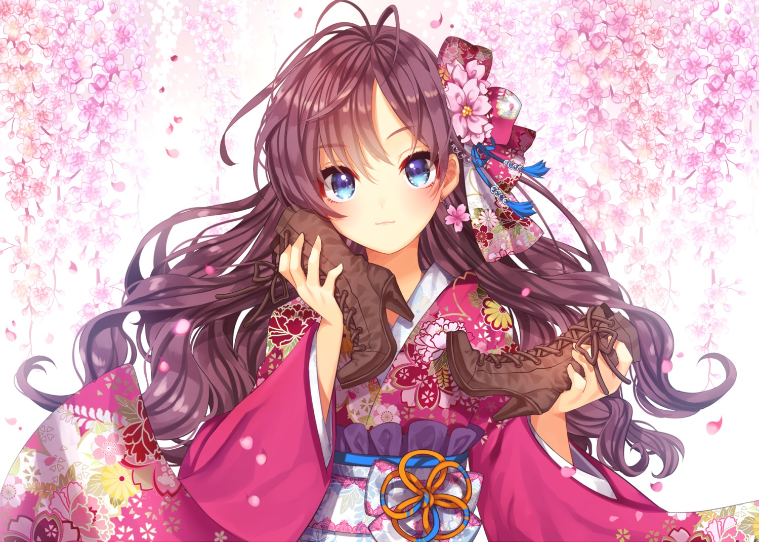 gabe_(seelunto) heels ichinose_shiki kimono the_idolm@ster the_idolm@ster_cinderella_girls