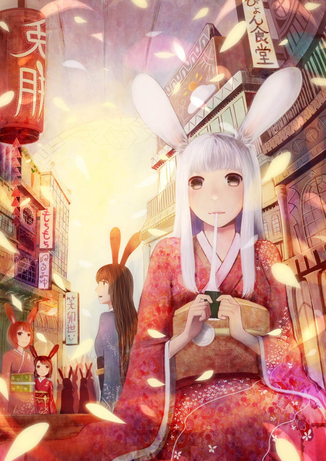 animal_ears bunny_ears sakimori yukata