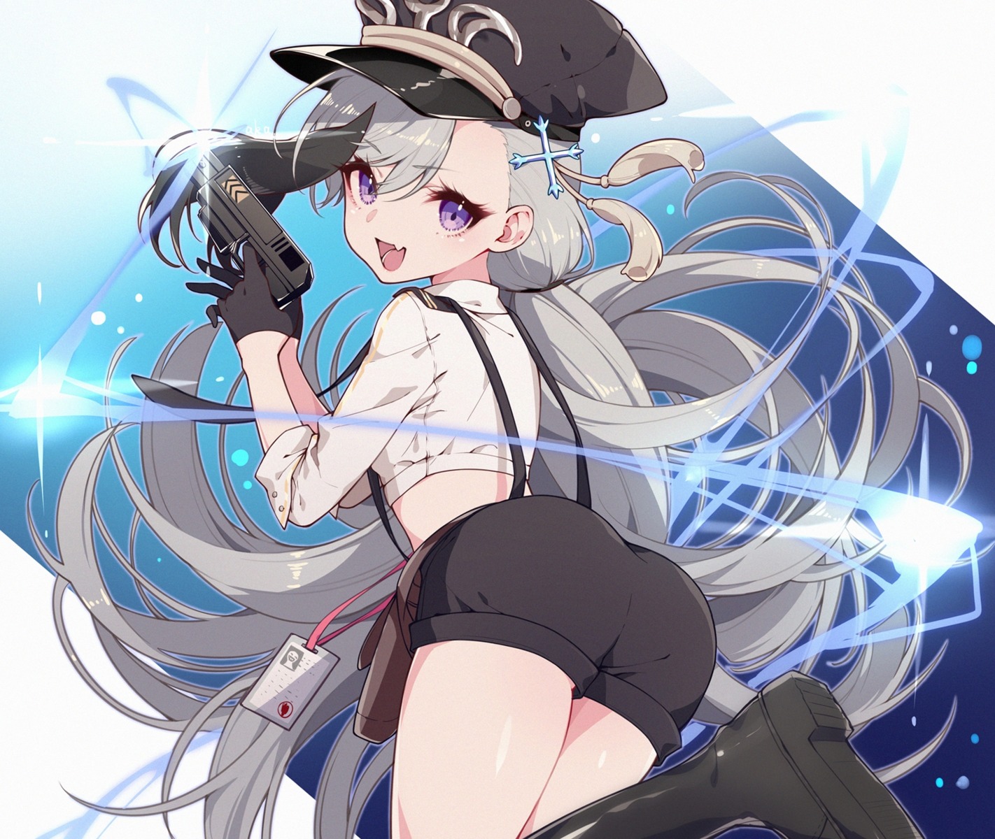 ass azur_lane fukurou_(hvgd5584) gun minsk_(azur_lane) uniform