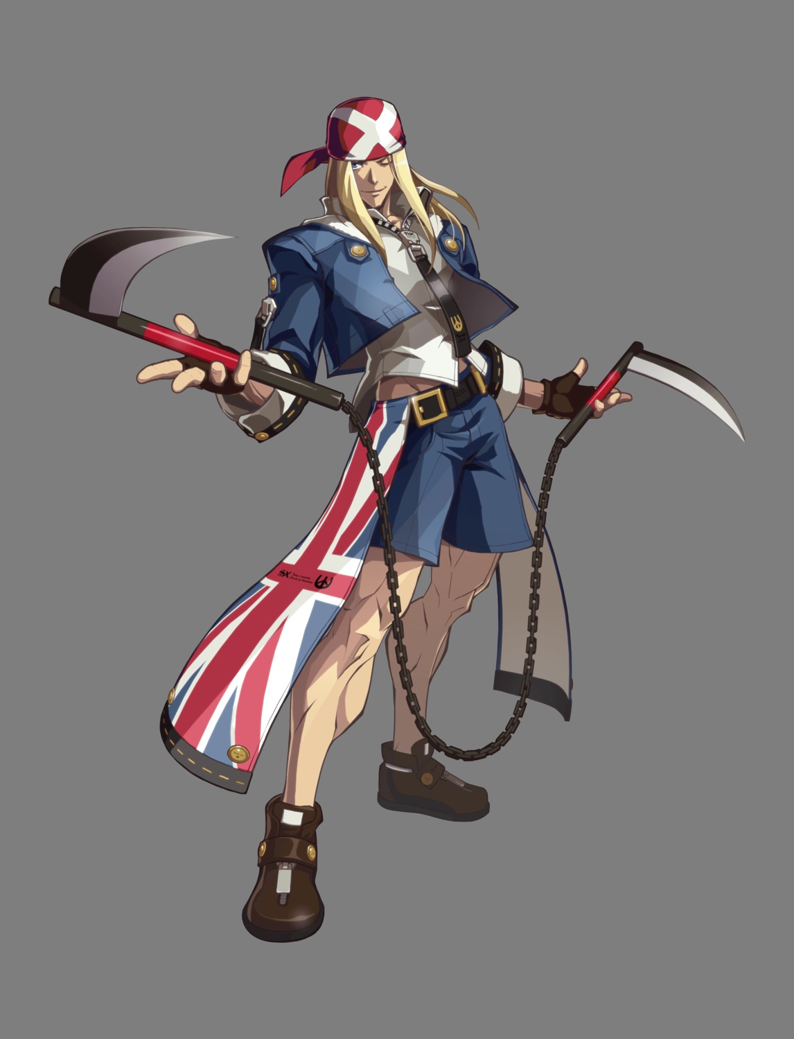 axl_low guilty_gear guilty_gear_xrd_revelator male transparent_png weapon