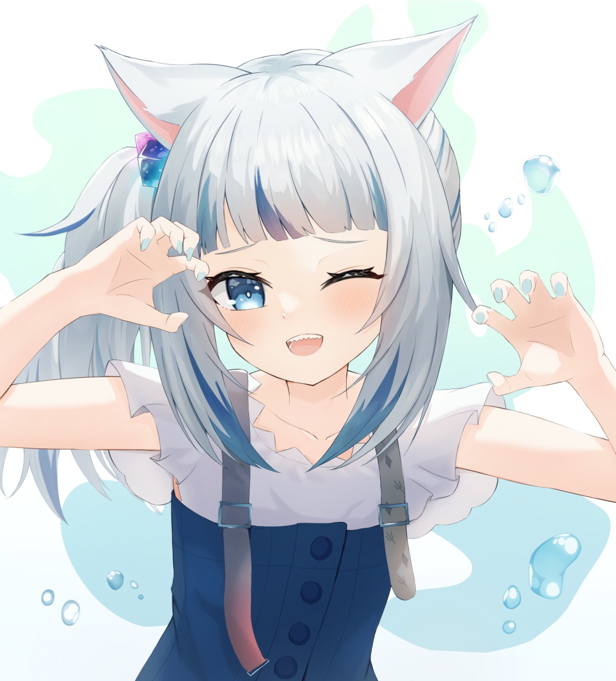 animal_ears gawr_gura hololive hololive_english nekomimi nonddu