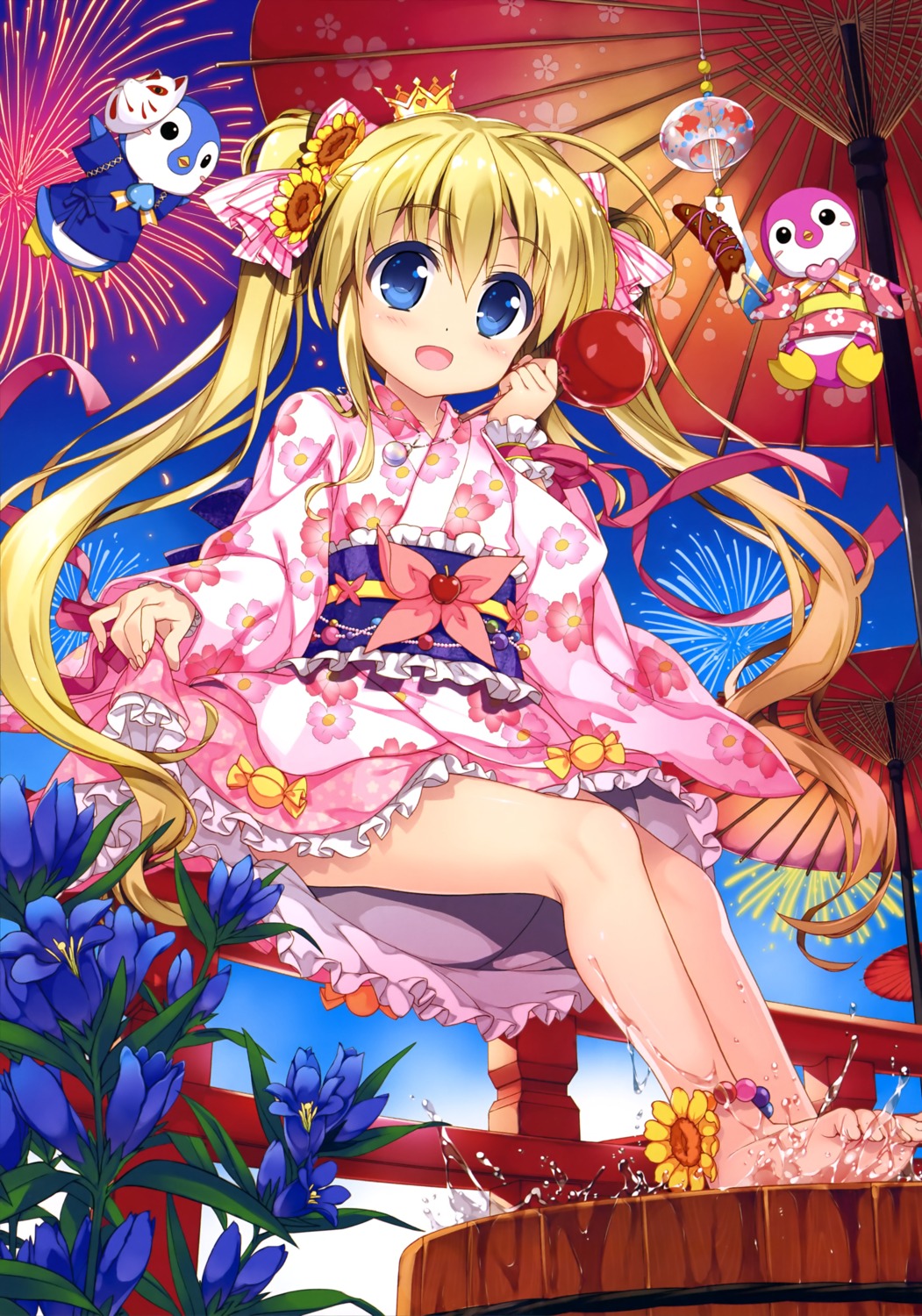 cardfight_vanguard fujima_takuya skirt_lift wet yukata