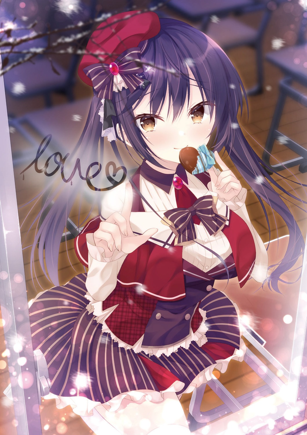 hazumi_rio thighhighs valentine