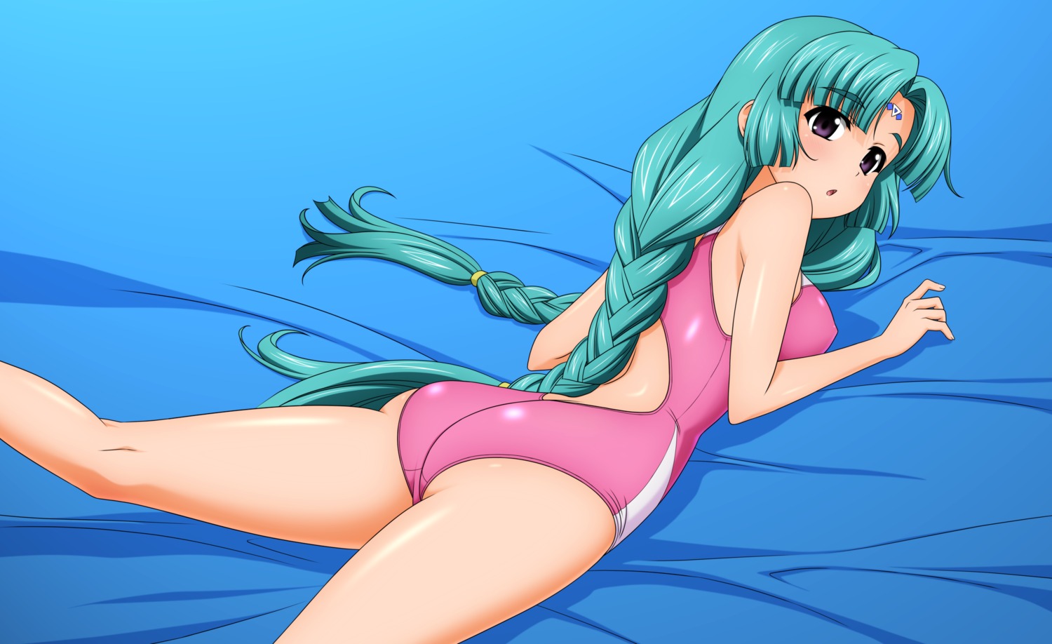 ass canal_volphied erect_nipples lost_universe over_drive swimsuits wave_ride