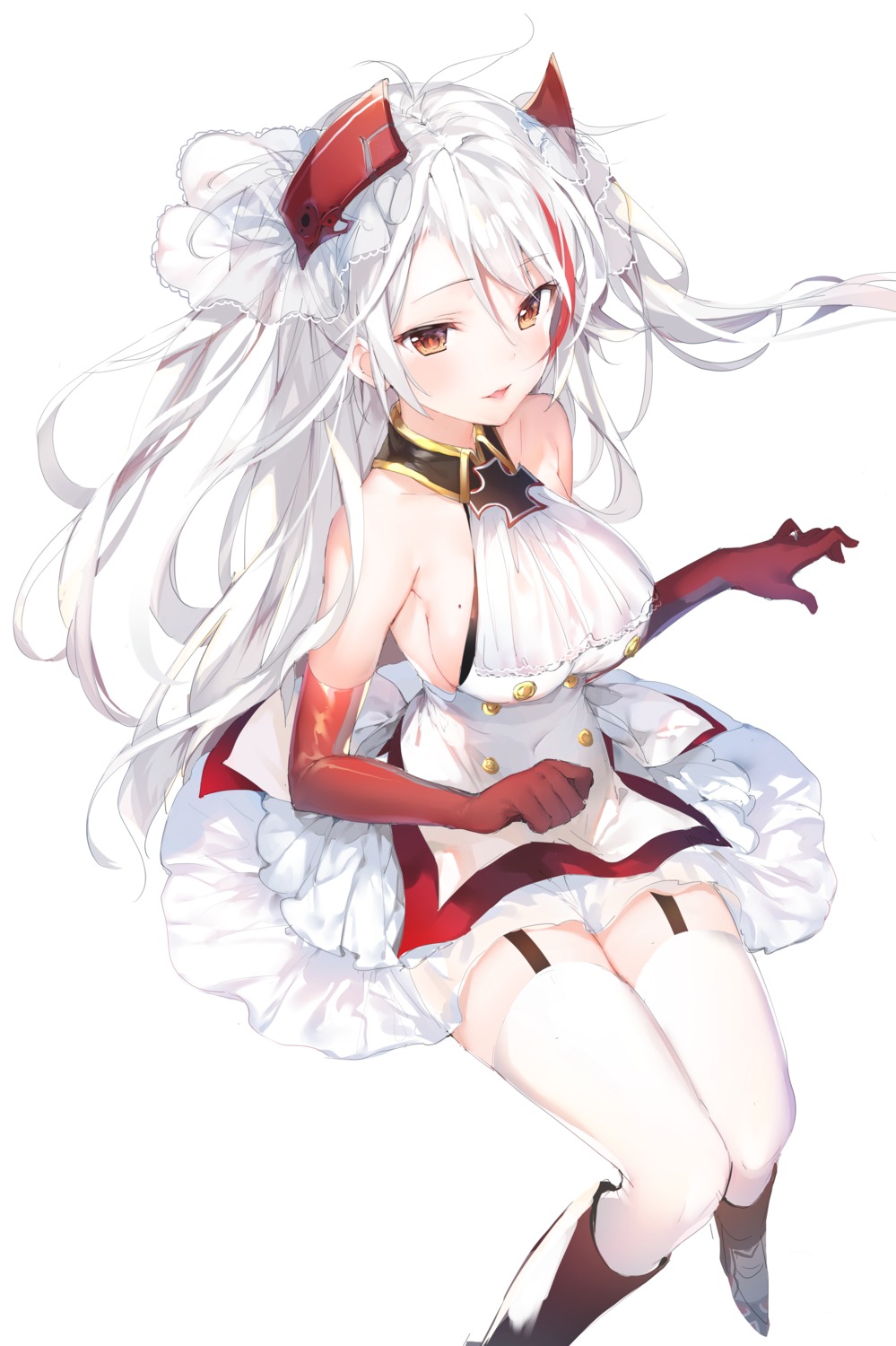 azur_lane prinz_eugen_(azur_lane) stockings thighhighs umibouzu